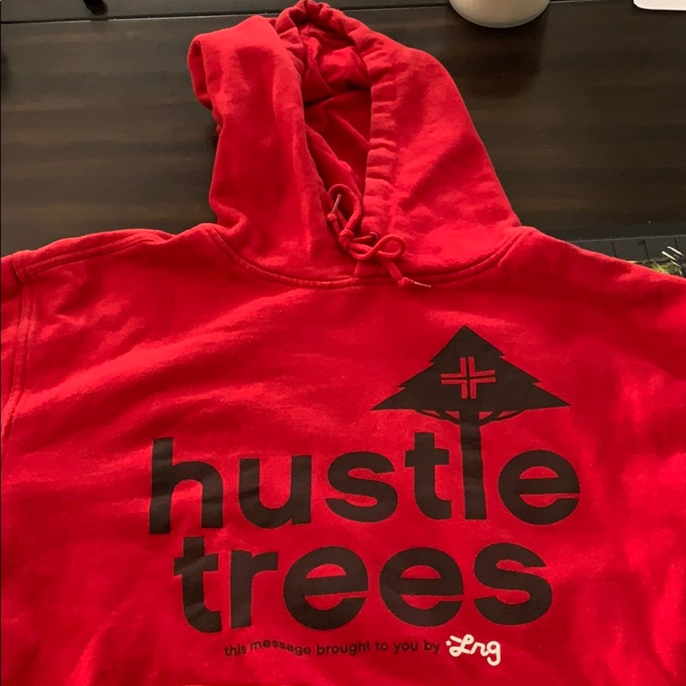 Size Large Men’s LRG “Hustle Trees” Hoodie